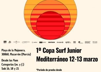 Se confirma la celebración de la I Copa Surf Júnior Mediterráneo en Murcia