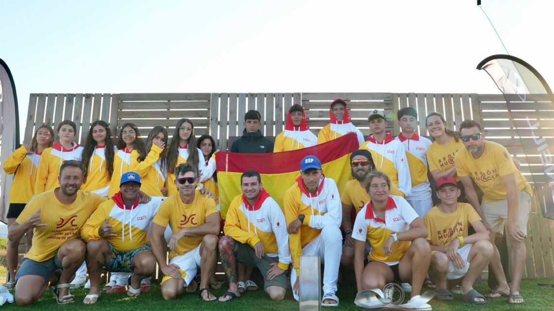Gran papel de la Región de Murcia en el Campeonato de España de Surf CESA 2025 por Comunidades Autónomas